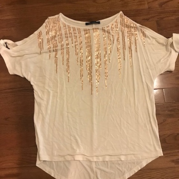 soft sleeve-cutout shirt - Picture 1 of 4